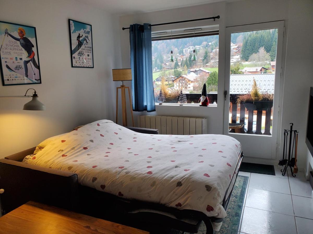 Studio Avec Petit Balcon Et Cheminee - Grand Massif Les Carroz d'Araches Exterior photo